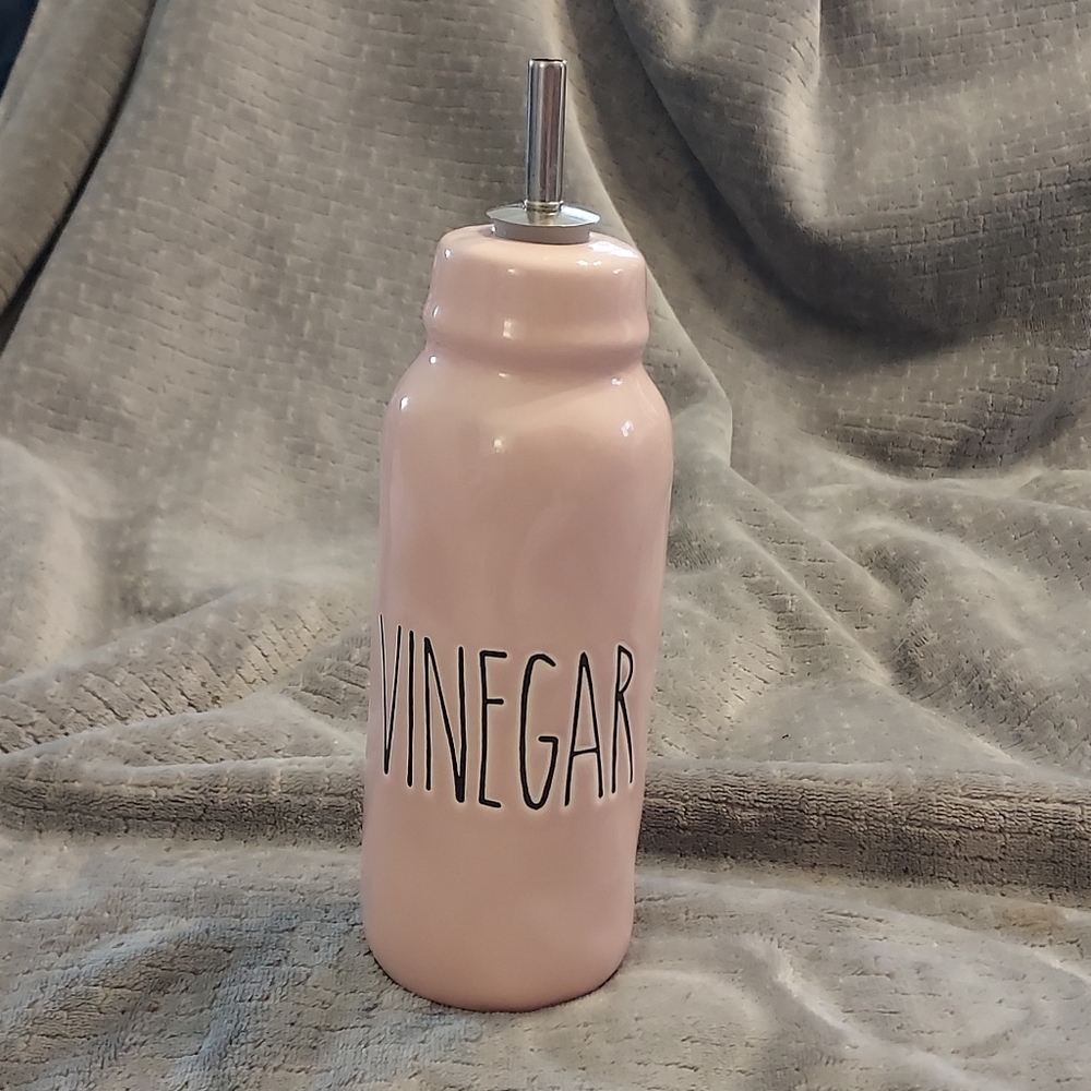Blue Harbor Pink Ceramic Vinegar Dispenser NWOT